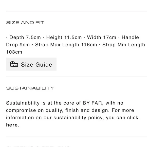 By Far semi patent leather mini top handle bag - Picture 6 of 6